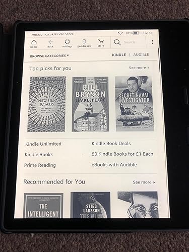Kindle Oasis | Now with adjustable warm light | Waterproof, 32 GB